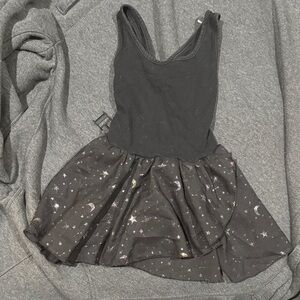 Elegant Black and Cream Dress from Fancy Feet Dance Studio! Lil Girls size Med.